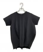 COMME des GARCONSコムデギャルソン）の古着「変形メッシュカットソー」｜ブラック