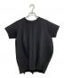 COMME des GARCONS（コムデギャルソン）の古着「変形メッシュカットソー」｜ブラック