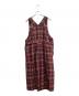 Jane Marple (ジェーンマープル) British check salopette dress レッド サイズ:M：8000円