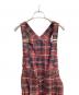中古・古着 Jane Marple (ジェーンマープル) British check salopette dress レッド サイズ:M：8000円