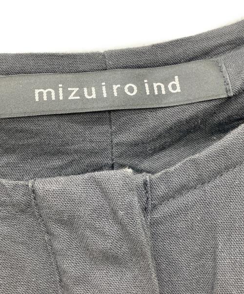 mizuiro-ind（ミズイロインド）mizuiro-ind (ミズイロインド) ノースリーブワンピース ブラック サイズ:Freeの古着・服飾アイテム