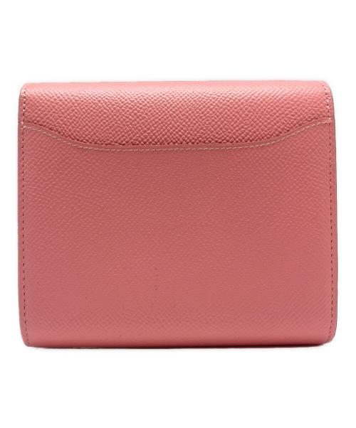 HERMES（エルメス）HERMES (エルメス) コンパクトウォレット ピンクの古着・服飾アイテム