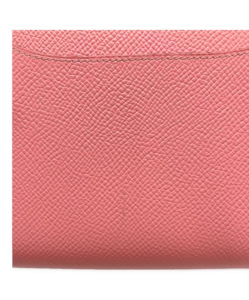 HERMES（エルメス）HERMES (エルメス) コンパクトウォレット ピンクの古着・服飾アイテム