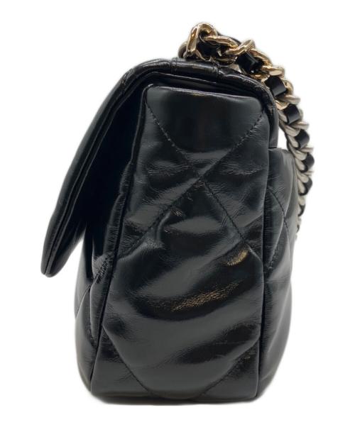 CHANEL（シャネル）CHANEL (シャネル) シャネル19 チェーンショルダーバッグ ブラック/シルバー金具 サイズ:25cmの古着・服飾アイテム