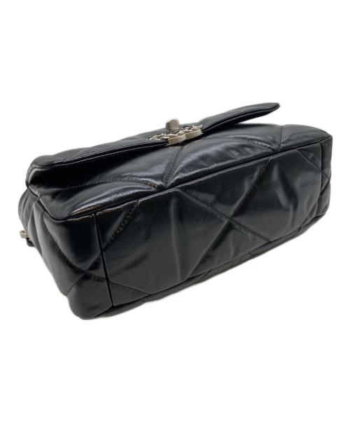 CHANEL（シャネル）CHANEL (シャネル) シャネル19 チェーンショルダーバッグ ブラック/シルバー金具 サイズ:25cmの古着・服飾アイテム