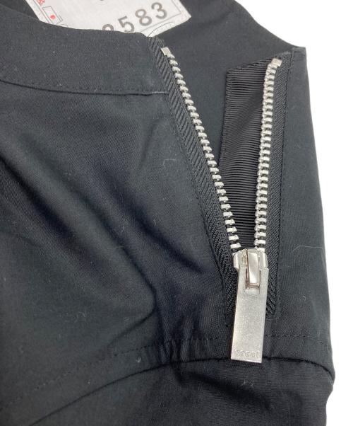 sacai（サカイ）sacai (サカイ) ショルダージップ ベルテッドカットソー ブラック サイズ:1の古着・服飾アイテム