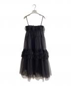 MAISON SPECIALメゾンスペシャル）の古着「2way Tiered Dress」｜ブラック