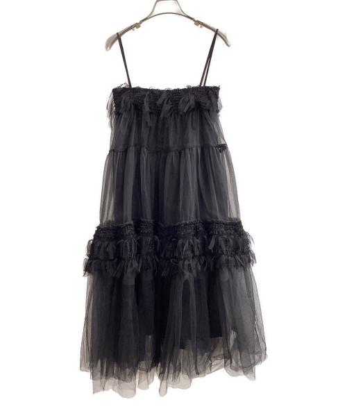 MAISON SPECIAL（メゾンスペシャル）MAISON SPECIAL (メゾンスペシャル) 2way Tiered Dress ブラック サイズ:38の古着・服飾アイテム