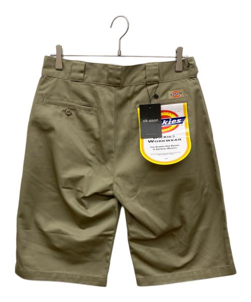 ok.soon（オクスン）ok.soon (オクスン) Dickies (ディッキーズ) chino half pants カーキ サイズ:L 未使用品の古着・服飾アイテム
