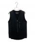 THE RERACS（ザ リラクス）の古着「ジップアップベスト　ジップ ロングジレ」｜ブラック