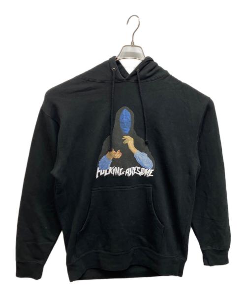 FUCKING AWESOME（ファッキンオーサム）Fucking Awesome (ファッキンオーサム) プルオーバーパーカー ブラック サイズ:Mの古着・服飾アイテム