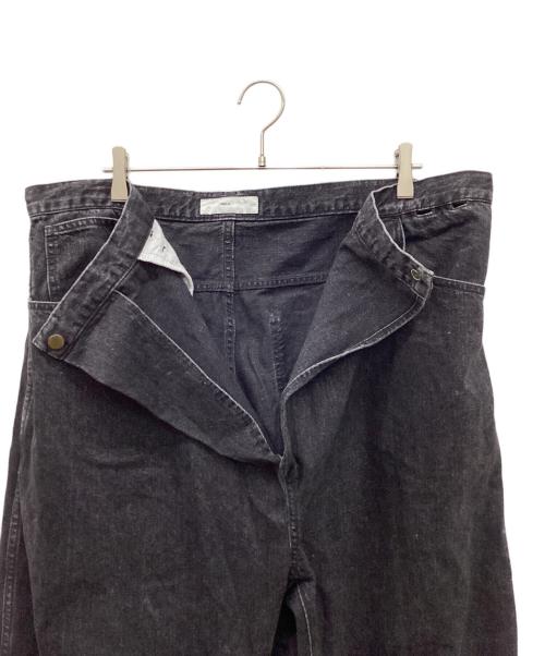 TOGA PULLA（トーガ プルラ）TOGA PULLA (トーガ プルラ) デニムラップパンツ ブラック サイズ:48の古着・服飾アイテム