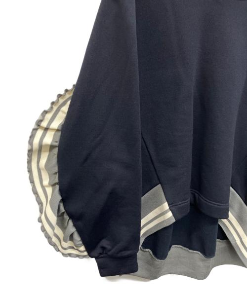 Ujoh（ウジョー）Ujoh (ウジョー) フリルスウェット ネイビー サイズ:2の古着・服飾アイテム
