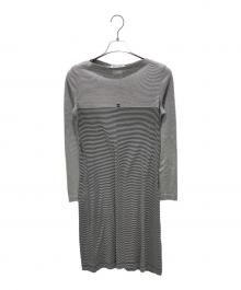 CHANEL（シャネル）の古着「97C/P08 ボーダーワンピース」｜ホワイト×ブラック