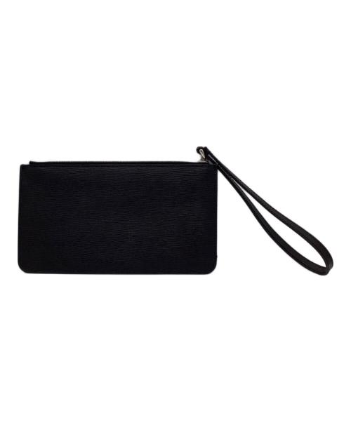 FENDI（フェンディ）FENDI (フェンディ) ストラップ付フラットポーチ ブラックの古着・服飾アイテム