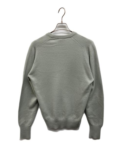 HERMES（エルメス）HERMES (エルメス) カシミヤVネックニット スカイブルー サイズ:Sの古着・服飾アイテム