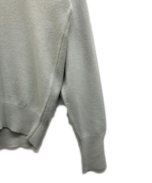 HERMES（エルメス）HERMES (エルメス) カシミヤVネックニット スカイブルー サイズ:Sの古着・服飾アイテム