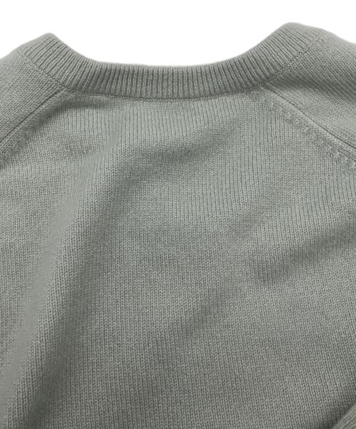 HERMES（エルメス）HERMES (エルメス) カシミヤVネックニット スカイブルー サイズ:Sの古着・服飾アイテム