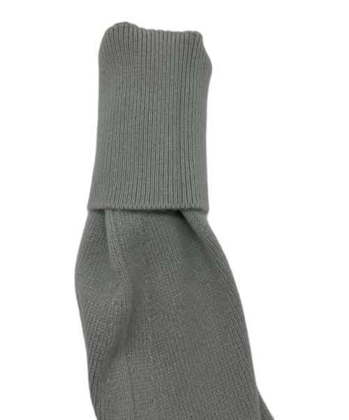 HERMES（エルメス）HERMES (エルメス) カシミヤVネックニット スカイブルー サイズ:Sの古着・服飾アイテム