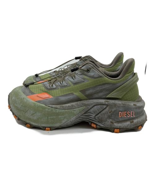 DIESEL（ディーゼル）DIESEL (ディーゼル) D-CAGE RUNNER カーキ サイズ:US　9の古着・服飾アイテム