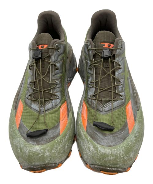 DIESEL（ディーゼル）DIESEL (ディーゼル) D-CAGE RUNNER カーキ サイズ:US　9の古着・服飾アイテム