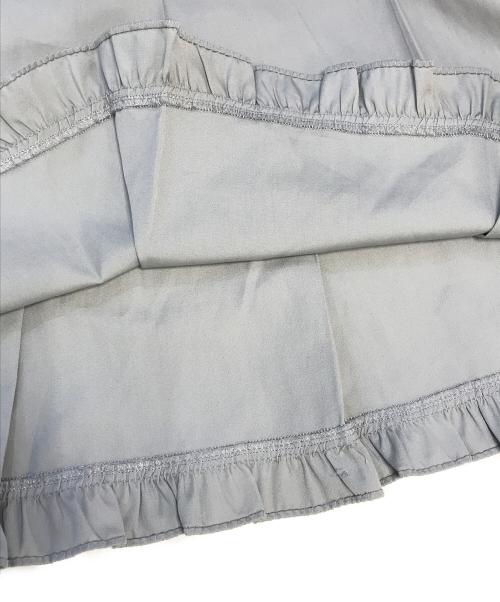 MIU MIU（ミュウミュウ）MIU MIU (ミュウミュウ) ミニスカート グレー サイズ:42 未使用品の古着・服飾アイテム