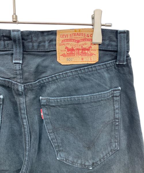 LEVI'S（リーバイス）LEVI'S (リーバイス) 別注501ブラックデニムパンツ ブラック サイズ:81cm (W32)の古着・服飾アイテム