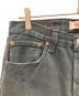 中古・古着 LEVI'S (リーバイス) 別注501ブラックデニムパンツ ブラック サイズ:81cm (W32)：7000円