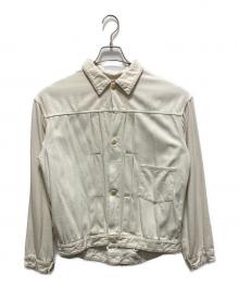 COMOLI（コモリ）の古着「シルクネップ TYPE-1ST」｜アイボリー