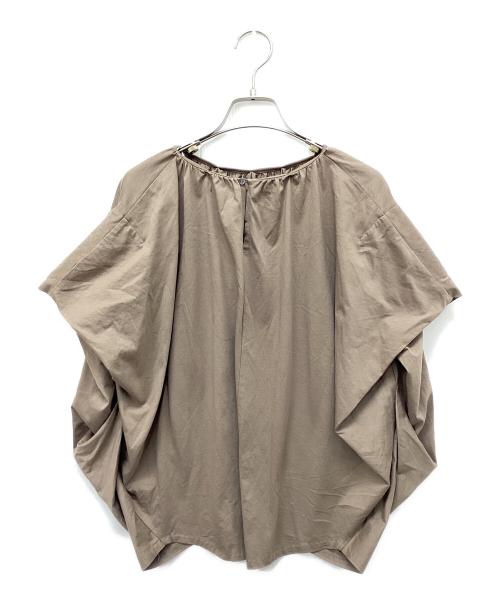 mizuiro-ind（ミズイロインド）mizuiro-ind (ミズイロインド) コットンブラウス ブラウン サイズ:Freeの古着・服飾アイテム