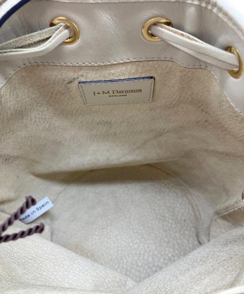 J&M DAVIDSON（ジェイ＆エム デヴィッドソン）J&M DAVIDSON (ジェイ＆エム デヴィッドソン) フリンジショルダーバッグ ベージュの古着・服飾アイテム