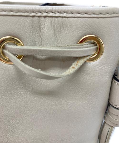 J&M DAVIDSON（ジェイ＆エム デヴィッドソン）J&M DAVIDSON (ジェイ＆エム デヴィッドソン) フリンジショルダーバッグ ベージュの古着・服飾アイテム