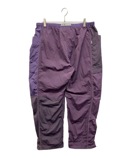 GRAMICCI（グラミチ）GRAMICCI (グラミチ) and wander (アンドワンダー) PATCHWORK WIND PANT パープル サイズ:2XL 未使用品の古着・服飾アイテム