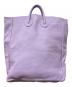 YOUNG & OLSEN The DRYGOODS STORE (ヤングアンドオルセン ザ ドライグッズストア) EMBOSSED LEATHER TOTE L ラベンダー 未使用品：13000円
