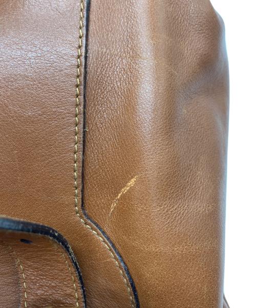 GUCCI（グッチ）GUCCI (グッチ) バンブーハンドルレザーリュック ブラウン サイズ:下記参照の古着・服飾アイテム