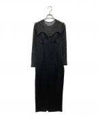 gajessガジェス）の古着「Anne Dress」｜ブラック
