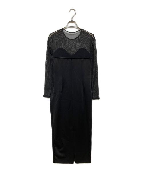 gajess（ガジェス）gajess (ガジェス) Anne Dress ブラック サイズ:36の古着・服飾アイテム