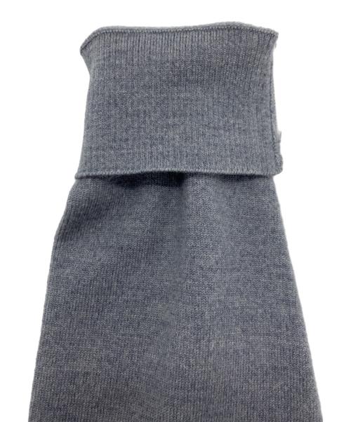 gajess（ガジェス）gajess (ガジェス) Kanon Logo Polo Knit　カノン ロゴ ポロ ニット グレー サイズ:36の古着・服飾アイテム