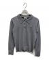 gajess（ガジェス）の古着「Kanon Logo Polo Knit　カノン ロゴ ポロ ニット」｜グレー