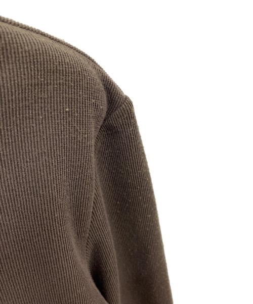 CLANE（クラネ）CLANE (クラネ) POWER SHOULDER POLO TOPS ブラウン サイズ:1の古着・服飾アイテム