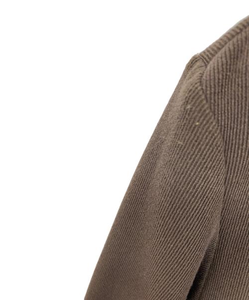 CLANE（クラネ）CLANE (クラネ) POWER SHOULDER POLO TOPS ブラウン サイズ:1の古着・服飾アイテム