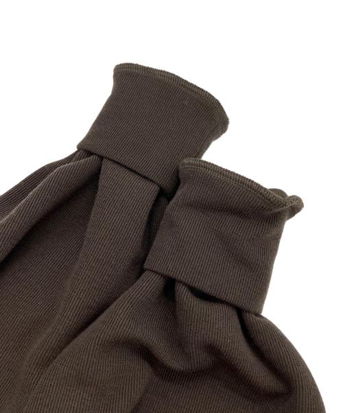 CLANE（クラネ）CLANE (クラネ) POWER SHOULDER POLO TOPS ブラウン サイズ:1の古着・服飾アイテム