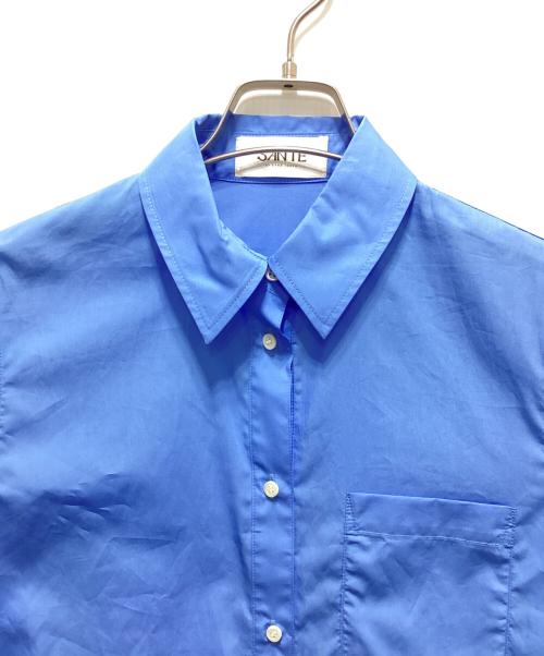 ETRE TOKYO（エトレトウキョウ）ETRE TOKYO (エトレトウキョウ) SANTEバックスリットシャツ ブルー サイズ:FREEの古着・服飾アイテム