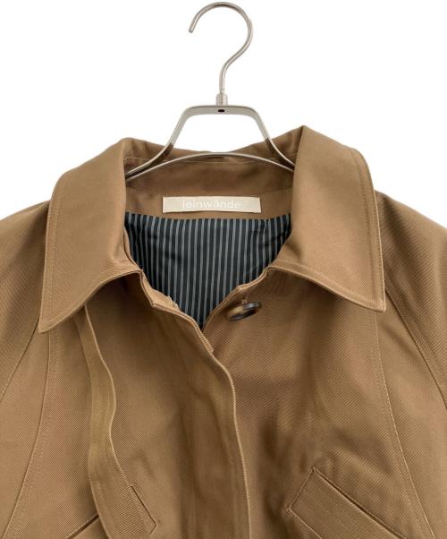 LEINWANDE（ラインヴァンド）LEINWANDE (ラインヴァンド) Cropped Trench Jacket カーキ サイズ:Fの古着・服飾アイテム