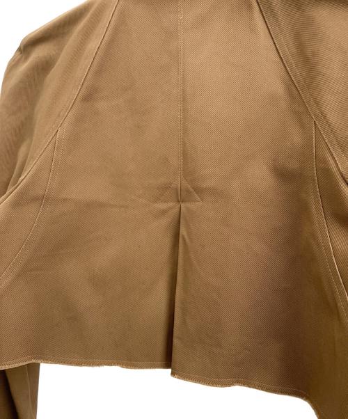 LEINWANDE（ラインヴァンド）LEINWANDE (ラインヴァンド) Cropped Trench Jacket カーキ サイズ:Fの古着・服飾アイテム