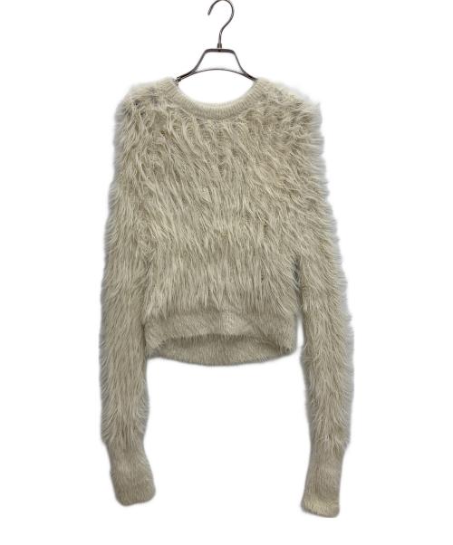 ReNAVE（リネイヴ）ReNAVE (リネイヴ) メルティーシャギーニット プルオーバー アイボリー サイズ:1の古着・服飾アイテム