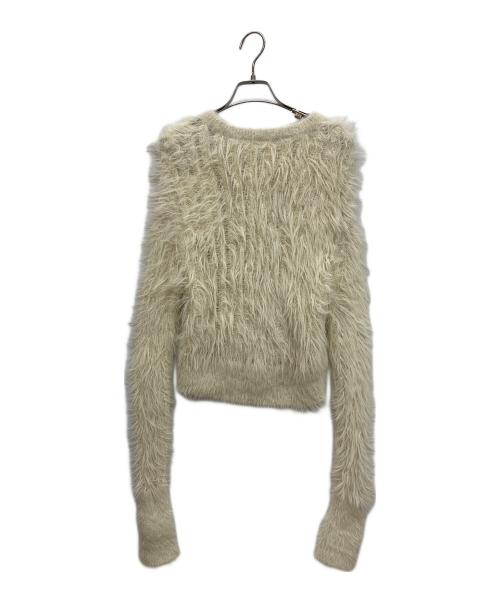 ReNAVE（リネイヴ）ReNAVE (リネイヴ) メルティーシャギーニット プルオーバー アイボリー サイズ:1の古着・服飾アイテム