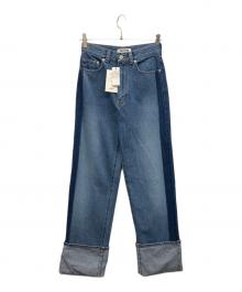 MACPHEE（マカフィー）の古着「コットンデニム ストレートパンツ」｜インディゴ