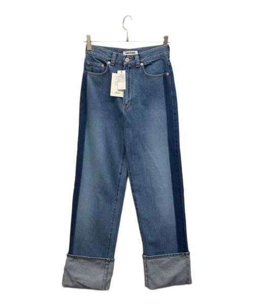 MACPHEE（マカフィー）MACPHEE (マカフィー) コットンデニム ストレートパンツ インディゴ サイズ:34 未使用品の古着・服飾アイテム