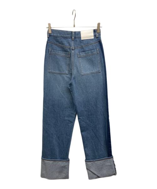 MACPHEE（マカフィー）MACPHEE (マカフィー) コットンデニム ストレートパンツ インディゴ サイズ:34 未使用品の古着・服飾アイテム